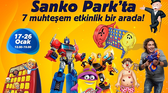  EĞLENCELİ OYUNLARI İLE SANKO PARK'TA