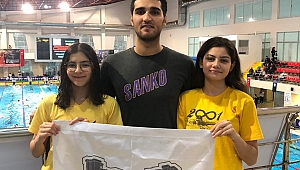 SANKO Okulları yüzücüsü Beril Öztürk 3 Türkiye birinciliği ile döndü.