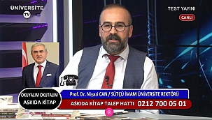 Rektörümüz Prof. Dr. Niyazi Can, Üniversite TV Yayınına Katılarak KSÜ'yü Anlattı