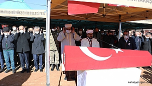 Şehit  Ali Özdemir, Kahramanmaraş'ta toprağa verildi!..