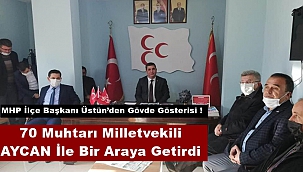 MHP İlçe Başkanı Üstün'den Gövde Gösterisi!