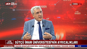 Üniversitemiz Rektörü Prof. Dr. Niyazi Can, Akit TV'de Yayınlanan Gün Ortası Haber Programına Katılarak Kahramanmaraş'ı ve Üniversitemizi Tanıttı