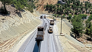 Bertiz Bölgesinde 35 Kilometrelik Yol Yenileniyor