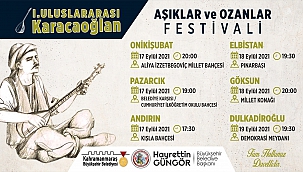 Karacaoğlan Aşıklar ve Ozanlar Festivali Başlıyor