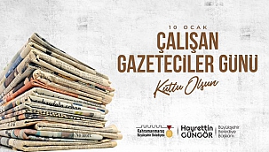 ''GAZETECİLİK, ÇOK ÖNEMLİ VAZİFELER ÜSTLENEN SAYGIN BİR MESLEK DALIDIR''