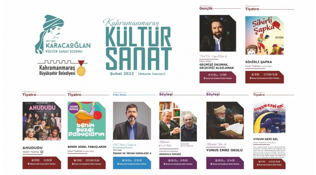 ŞUBAT KÜLTÜR SANAT ETKİNLİKLERİ BAŞLADI