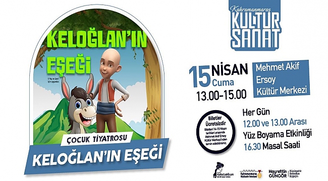 'Keloğlan'ın Eşeği' Miniklerle Buluşacak