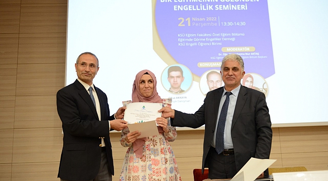 KSÜ'de, Bir Eğitimcinin Gözünden Engellilik Semineri Düzenlendi