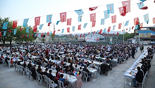 Onikişubat Belediyesi'nden 2 bin kişilik iftar sofrası