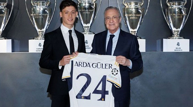 Son Dakika: Arda Güler, Real Madrid'e resmen imza attı.