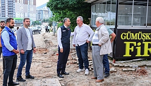 Toptaş, 'Kilit parkeli yollarımızı asfaltla daha konforlu hale getireceğiz'