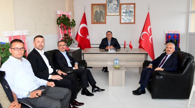 BAŞKAN GÜNDÖR'DEN MHP ANDIRIN TEŞKİLATINA ZİYARET