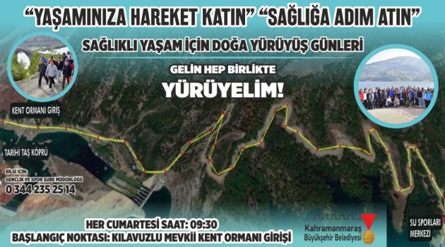 BÜYÜKŞEHİR'DEN DOĞA YÜRÜYÜŞÜNE DAVET: GELİN HEP BİRLİKTE YÜRÜYELİM