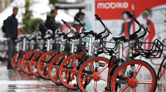 Çin'de Bisiklet Paylaşımının 50 milyona Ulaşması Bekleniyor...