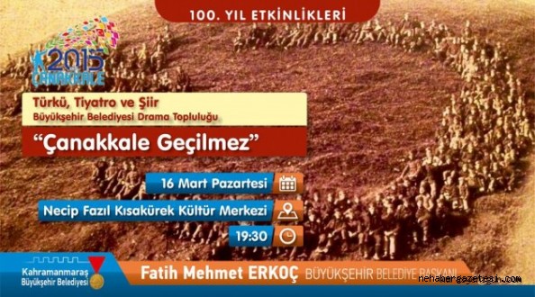 Kahramanlar Şehrinde, 100.Yılında 'Çanakkale Geçilmez' Coşkusu Yaşanacak