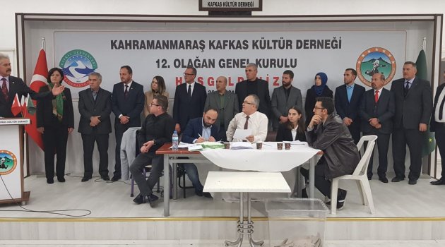 KAHRAMANMARAŞ KAFKAS KÜLTÜR DERNEĞİ YENİ YÖNETİMİNİ SEÇTİ