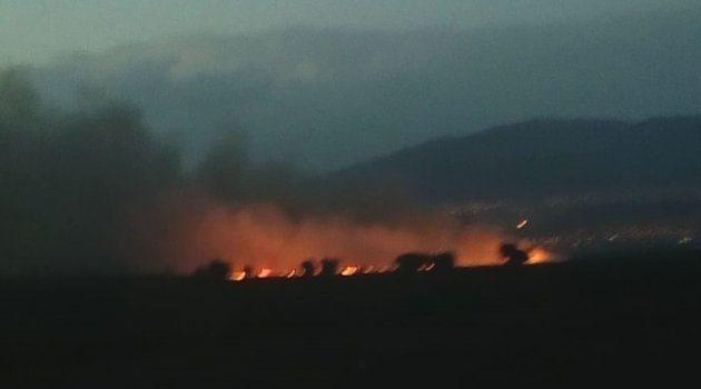 Kahramanmaraş'ta anız yangınları yasaklara rağmen devam ediyor !