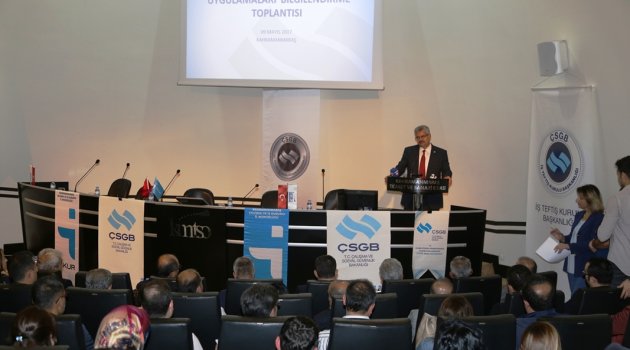 KMTSO BAŞKANI ZABUN: "ÇALIŞMA HAYATI, DEVLETLERİN EN HASSAS POLİTİKA ALANLARINDAN BİRİSİ"