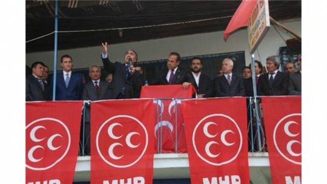 Mhp, Eymir Beldesinde Miting Düzenledi