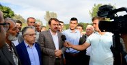BAŞKAN ERKOÇ TANIR MİLLET BAHÇESİ'NDE..