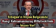 Erdoğan'ın Vizyon Belgesinde Mahir Ünal'ın da İmzası Var