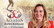 İYİ Parti Isparta Milletvekili Dr. Aylin Cesur'un 30 Ağustos Zafer Bayramı Mesajı