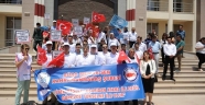 Kahramanmaraş'ta adliye çalışanlarından eylem.