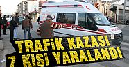 Trafik Kazası: 7 Yaralı